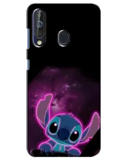 Чехол для Samsung Galaxy A60 2019 (A605F) с картинкой «Неоновый Stitch»
