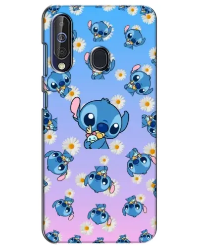 Чехол для Samsung Galaxy A60 2019 (A605F) с картинкой «Паттерн со Стичем»