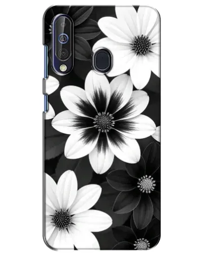 Чехол для Samsung Galaxy A60 2019 (A605F) с картинкой «Монохромные астры» Чехол для Samsung Galaxy A60 2019 (A605F) с картинкой «Монохромные астры»
