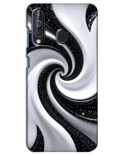 Чехол для Samsung Galaxy A60 2019 (A605F) с картинкой «Черно-белая спираль» Чехол для Samsung Galaxy A60 2019 (A605F) с картинкой «Черно-белая спираль»