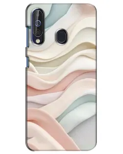 Чехол для Samsung Galaxy A60 2019 (A605F) с картинкой «Пастельные нежные волны»