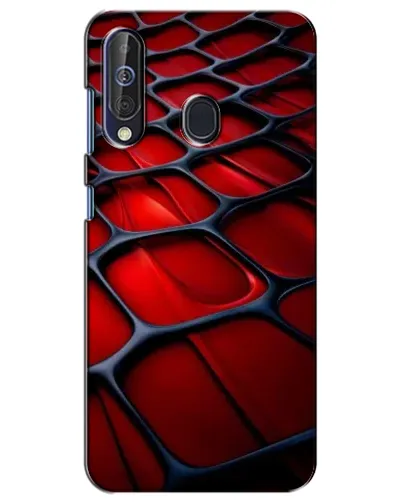 Чехол для Samsung Galaxy A60 2019 (A605F) с картинкой «Красная глянцевая сетка» Чехол для Samsung Galaxy A60 2019 (A605F) с картинкой «Красная глянцевая сетка»