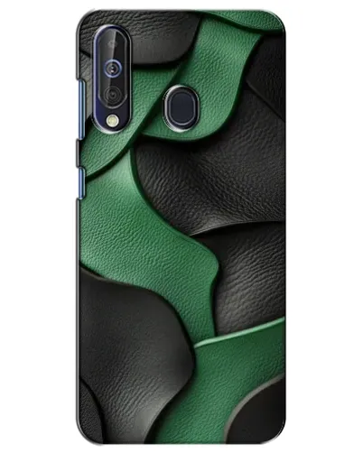 Чехол для Samsung Galaxy A60 2019 (A605F) с картинкой «Зеленые кожаные волны» Чехол для Samsung Galaxy A60 2019 (A605F) с картинкой «Зеленые кожаные волны»