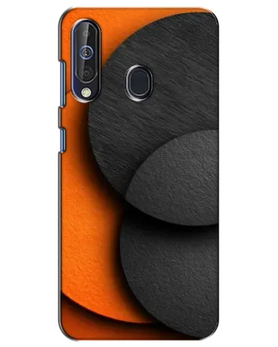 Чехол для Samsung Galaxy A60 2019 (A605F) с картинкой «Геометрия оранжевых кругов» Чехол для Samsung Galaxy A60 2019 (A605F) с картинкой «Геометрия оранжевых кругов»
