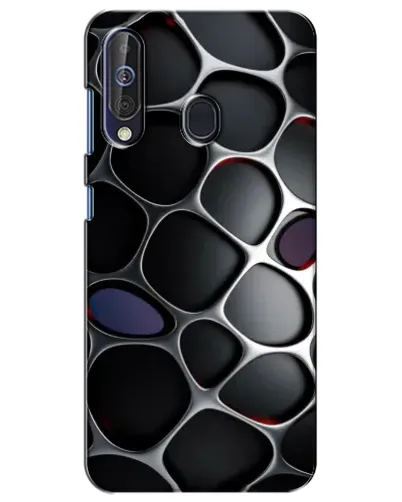 Чехол для Samsung Galaxy A60 2019 (A605F) с картинкой «Объемная темная решетка» Чехол для Samsung Galaxy A60 2019 (A605F) с картинкой «Объемная темная решетка»