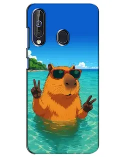 Чохол для Samsung Galaxy A60 2019 (A605F) з картинкою «Морська капібара» Чохол для Samsung Galaxy A60 2019 (A605F) з картинкою «Морська капібара»