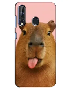 Чохол для Samsung Galaxy A60 2019 (A605F) з картинкою «Капібара з язиком» Чохол для Samsung Galaxy A60 2019 (A605F) з картинкою «Капібара з язиком»