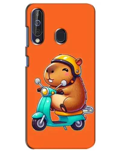 Чехол для Samsung Galaxy A60 2019 (A605F) с картинкой «Капибара на скутере» Чехол для Samsung Galaxy A60 2019 (A605F) с картинкой «Капибара на скутере»
