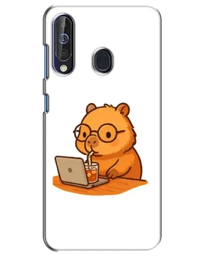 Чехол для Samsung Galaxy A60 2019 (A605F) с картинкой «Капибара с ноутбуком» Чехол для Samsung Galaxy A60 2019 (A605F) с картинкой «Капибара с ноутбуком»