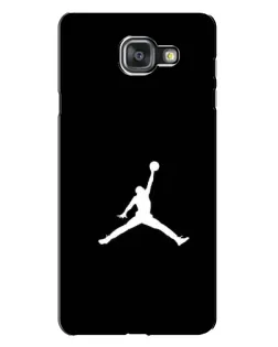 Чехол для Samsung Galaxy A7 2016 (A7100, A710F) с картинкой «Jordan Silhouette» Чехол для Samsung Galaxy A7 2016 (A7100, A710F) с картинкой «Jordan Silhouette»