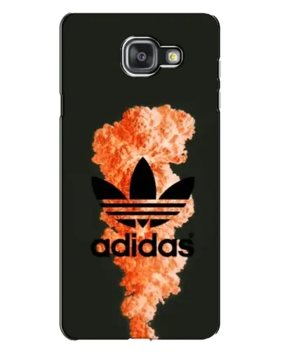 Чехол для Samsung Galaxy A7 2016 (A7100, A710F) с картинкой «Оранжевый дым Adidas»