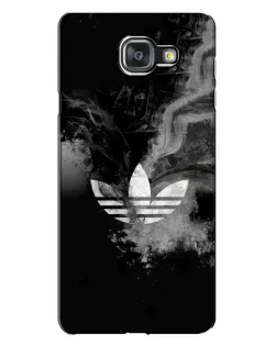 Чехол для Samsung Galaxy A7 2016 (A7100, A710F) с картинкой «Абстрактный дым Adidas»