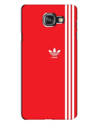 Чехол для Samsung Galaxy A7 2016 (A7100, A710F) с картинкой «Красный минимализм Adidas»