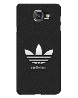 Чехол для Samsung Galaxy A7 2016 (A7100, A710F) с картинкой «Adidas Карбоновая текстура»
