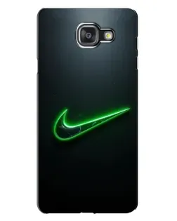 Чехол для Samsung Galaxy A7 2016 (A7100, A710F) с картинкой «Неоновый контур Nike» Чехол для Samsung Galaxy A7 2016 (A7100, A710F) с картинкой «Неоновый контур Nike»