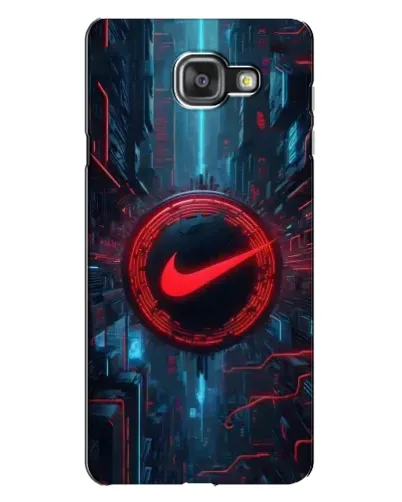 Чехол для Samsung Galaxy A7 2016 (A7100, A710F) с картинкой «Техногенный стиль Nike»