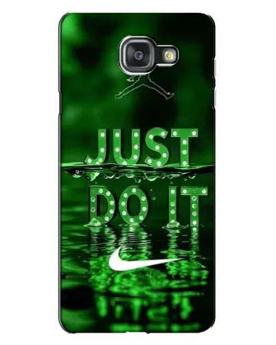 Чехол для Samsung Galaxy A7 2016 (A7100, A710F) с картинкой «Зеленый неоновый Nike»