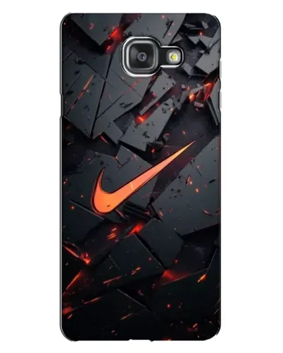 Чехол для Samsung Galaxy A7 2016 (A7100, A710F) с картинкой «Nike — эффект разломов»