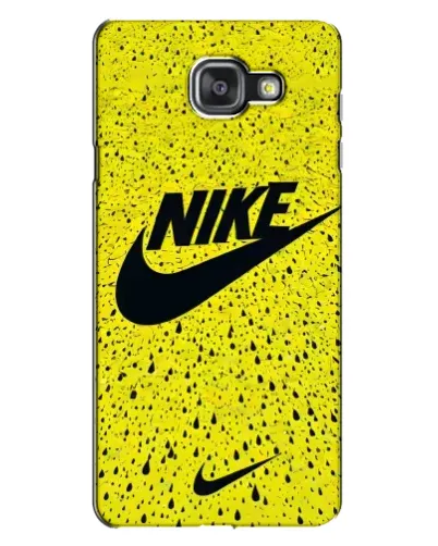 Чехол для Samsung Galaxy A7 2016 (A7100, A710F) с картинкой «Желтый текстурный Nike»