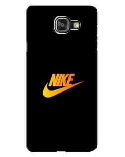 Чехол для Samsung Galaxy A7 2016 (A7100, A710F) с картинкой «Золотой логотип Nike»