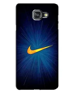 Чехол для Samsung Galaxy A7 2016 (A7100, A710F) с картинкой «Синий пульс Nike»