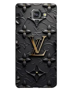 Чехол для Samsung Galaxy A7 2016 (A7100, A710F) с картинкой «Кожаная текстура LV»