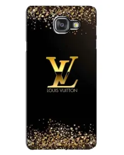Чехол для Samsung Galaxy A7 2016 (A7100, A710F) с картинкой «LV — золотые искры»