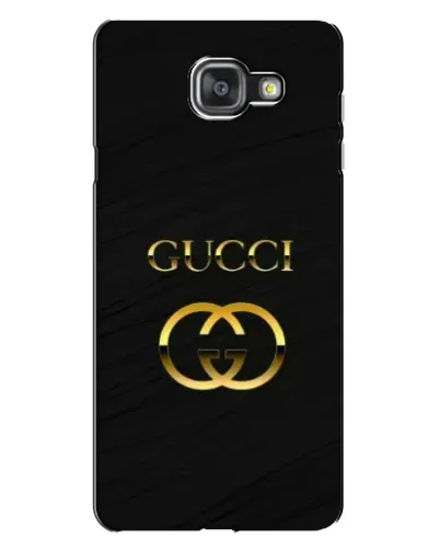 Чехол для Samsung Galaxy A7 2016 (A7100, A710F) с картинкой «Золотой логотип Gucci»