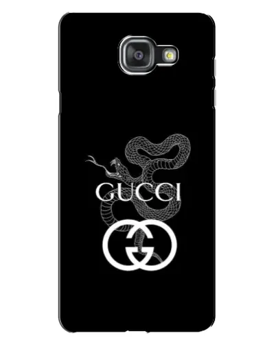 Чехол для Samsung Galaxy A7 2016 (A7100, A710F) с картинкой «Gucci — серебряная змея»