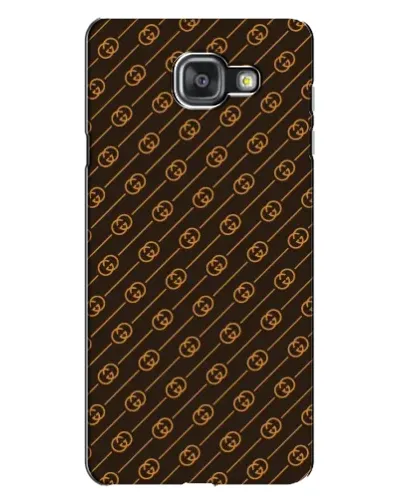 Чехол для Samsung Galaxy A7 2016 (A7100, A710F) с картинкой «Gucci — золотые диагонали»