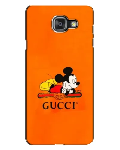 Чехол для Samsung Galaxy A7 2016 (A7100, A710F) с картинкой «Микки Маус Gucci — оранж» Чехол для Samsung Galaxy A7 2016 (A7100, A710F) с картинкой «Микки Маус Gucci — оранж»