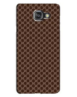 Чехол для Samsung Galaxy A7 2016 (A7100, A710F) с картинкой «Gucci — шоколадная сетка»