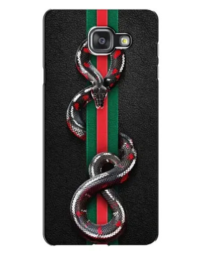 Чехол для Samsung Galaxy A7 2016 (A7100, A710F) с картинкой «Gucci — змея на полосе» Чехол для Samsung Galaxy A7 2016 (A7100, A710F) с картинкой «Gucci — змея на полосе»