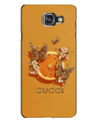 Чехол для Samsung Galaxy A7 2016 (A7100, A710F) с картинкой «Gucci — золотые бабочки» Чехол для Samsung Galaxy A7 2016 (A7100, A710F) с картинкой «Gucci — золотые бабочки»