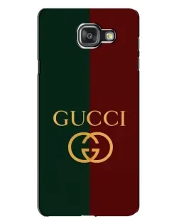 Чехол для Samsung Galaxy A7 2016 (A7100, A710F) с картинкой «Gucci — темно-зеленый градиент»