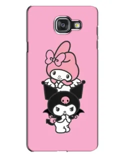 Чехол для Samsung Galaxy A7 2016 (A7100, A710F) с картинкой «My Melody и Kuromi»