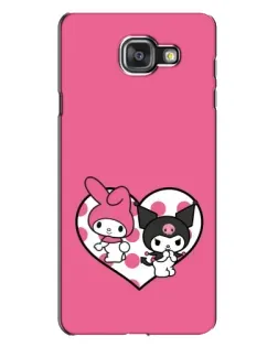 Чехол для Samsung Galaxy A7 2016 (A7100, A710F) с картинкой «Kuromi и My Melody»