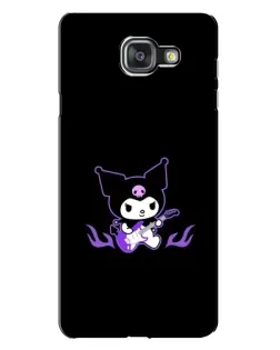 Чехол для Samsung Galaxy A7 2016 (A7100, A710F) с картинкой «Электрическая Kuromi»