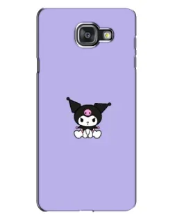 Чехол для Samsung Galaxy A7 2016 (A7100, A710F) с картинкой «Kuromi — фиолетовый минимализм»