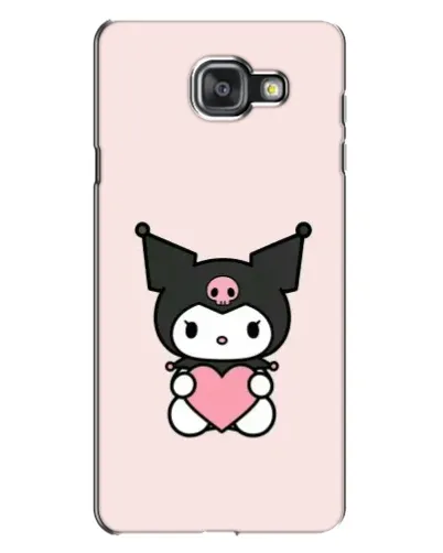 Чехол для Samsung Galaxy A7 2016 (A7100, A710F) с картинкой «Kuromi и сердце»