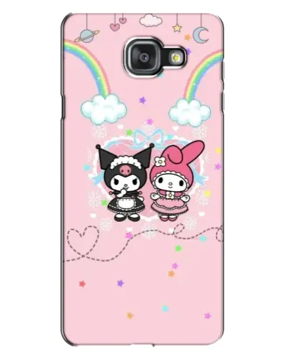 Чехол для Samsung Galaxy A7 2016 (A7100, A710F) с картинкой «My Melody и Kuromi»