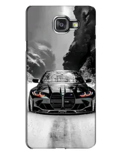 Чехол для Samsung Galaxy A7 2016 (A7100, A710F) с картинкой «BMW — акварельный дрифт» Чехол для Samsung Galaxy A7 2016 (A7100, A710F) с картинкой «BMW — акварельный дрифт»