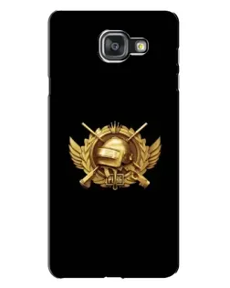 Чехол для Samsung Galaxy A7 2016 (A7100, A710F) с картинкой «PUBG — оранжевый градиент»