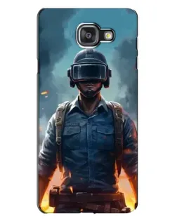 Чехол для Samsung Galaxy A7 2016 (A7100, A710F) с картинкой «PUBG — реалистичный герой»