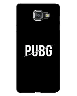 Чехол для Samsung Galaxy A7 2016 (A7100, A710F) с картинкой «PUBG — белый логотип»