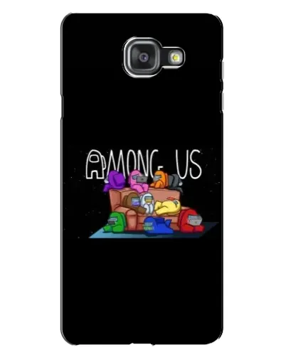 Чехол для Samsung Galaxy A7 2016 (A7100, A710F) с картинкой «Логотип Among Us»
