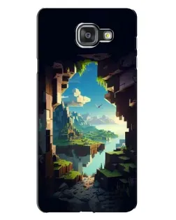 Чехол для Samsung Galaxy A7 2016 (A7100, A710F) с картинкой «Вид из пещеры»