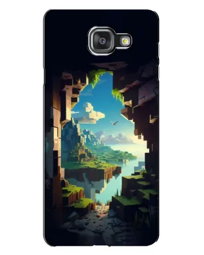 Чехол для Samsung Galaxy A7 2016 (A7100, A710F) с картинкой «Вид из пещеры»