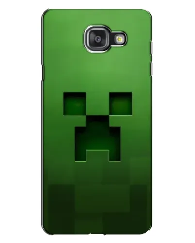 Чехол для Samsung Galaxy A7 2016 (A7100, A710F) с картинкой «Крипер микро-дизайн»