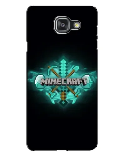 Чехол для Samsung Galaxy A7 2016 (A7100, A710F) с картинкой «Minecraft Diamond лого»